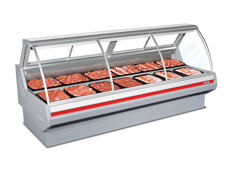 유럽형 정육쇼케이스 한독zikor 8 尺 냉동기 외치형 .