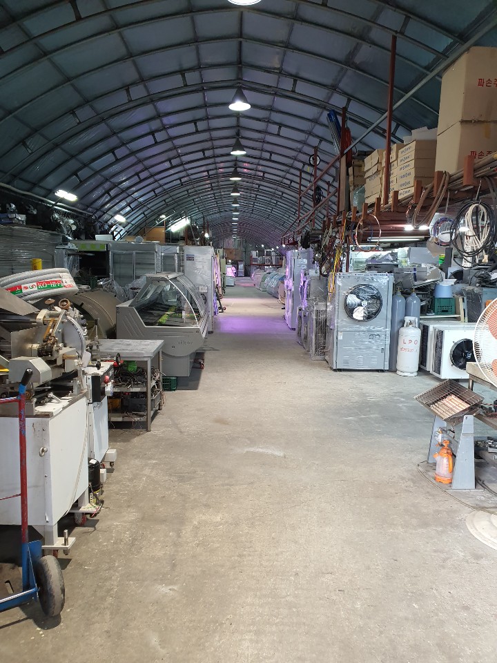 한국후지냉동/한국후지공업 서울경기총판점 물류창고 내부전경