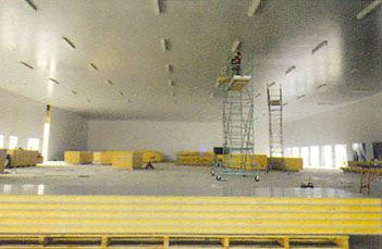 대형창고조립과정