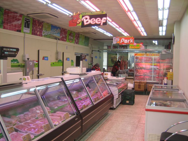 안양 평촌 농수산시장 정육도매상가